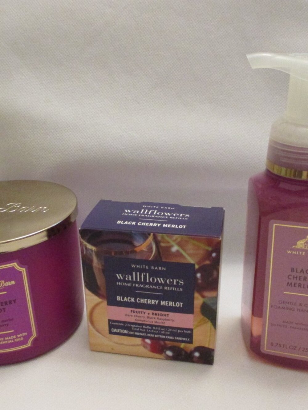 Bath & Body Works 2 piece bundle - Black Cherry Merlot